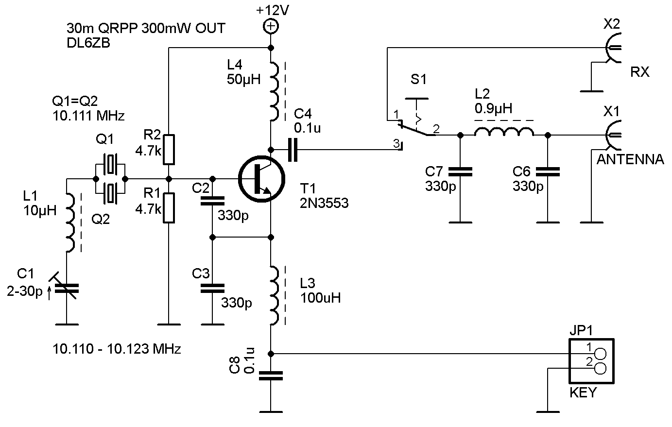 30m Single Transistor QRPP