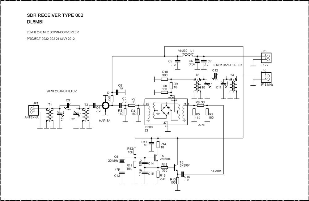 28 MHz down-converter