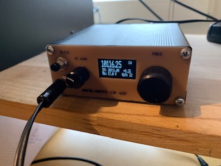 CW QRP transceiver, four-band
